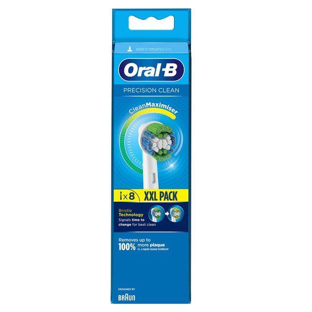 Oral-B Precision Clean Toothbrush Heads    8 per pack