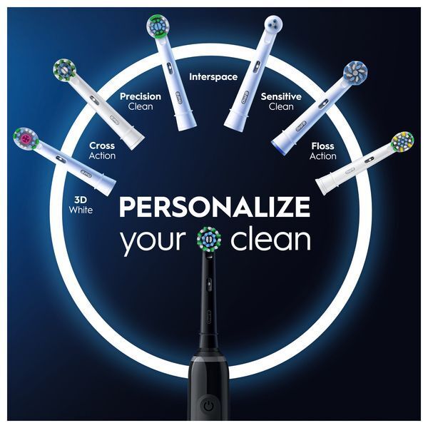 Oral-B Pro3 3500 Black Electric Toothbrush + Travel Case