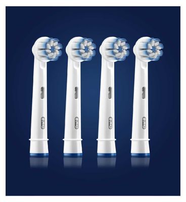 Oral-B Sensitive Clean Toothbrush Head, 4 Pack
