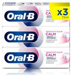 Oral-B Sensitivity &amp;amp; Gum Calm 3 Month Toothpaste Bundle - Gentle White