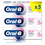Oral-B Sensitivity &amp;amp; Gum Calm 3 Month Toothpaste Bundle - Gentle White