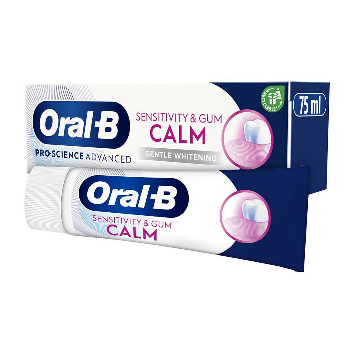 Oral-B Sensitivity &amp;amp; Gum Calm Gentle Whitening Toothpaste 75 ml