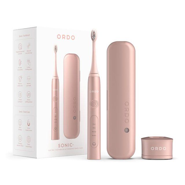 Ordo Sonic+ Toothbrush &amp;amp; Charging Travel Case - Rose Gold