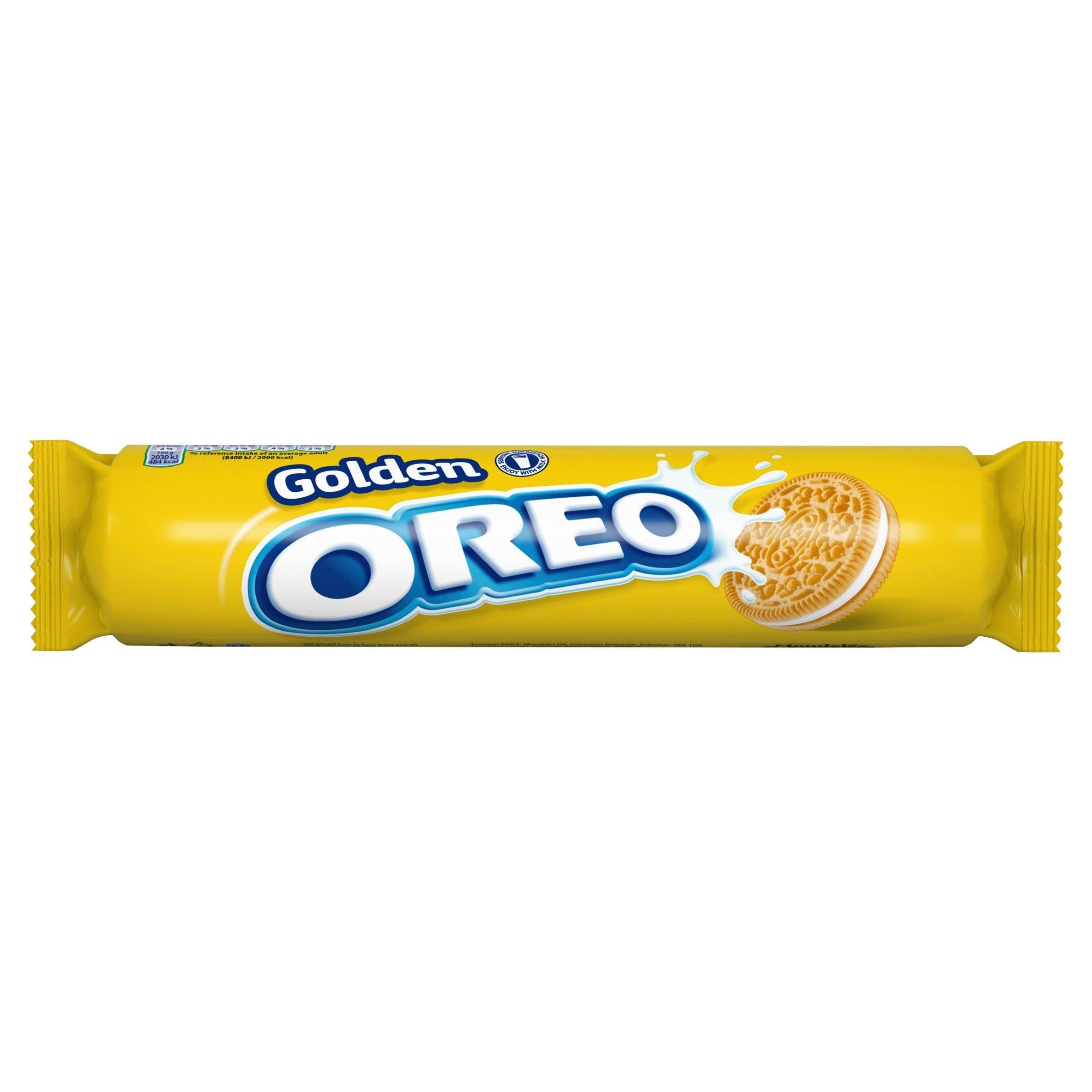 Oreo Golden Cookie Sandwich Biscuits 154g