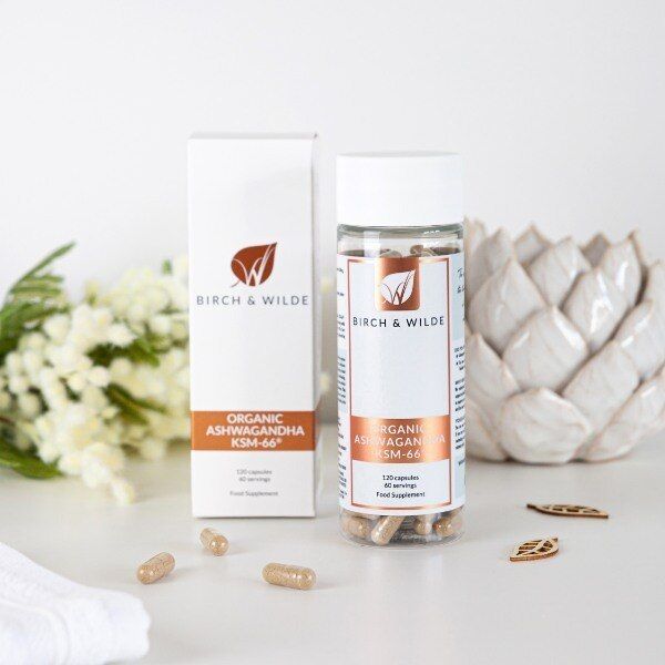 Organic Ashwagandha Ksm-66 Capsules 120S