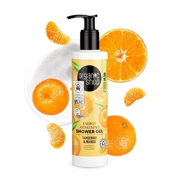 Organic Shop Energy Shower Gel Tangerine &amp;amp; Mango 280ml