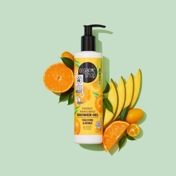 Organic Shop Energy Shower Gel Tangerine &amp;amp; Mango 280ml