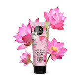 Organic Shop Hand &amp;amp; Nail Cream Cherry &amp;amp; Lotus 75ml