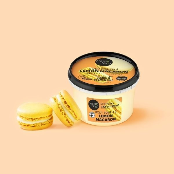 Organic Shop Lemon Macaron Body Souffle Lemon &amp;amp; Clementine