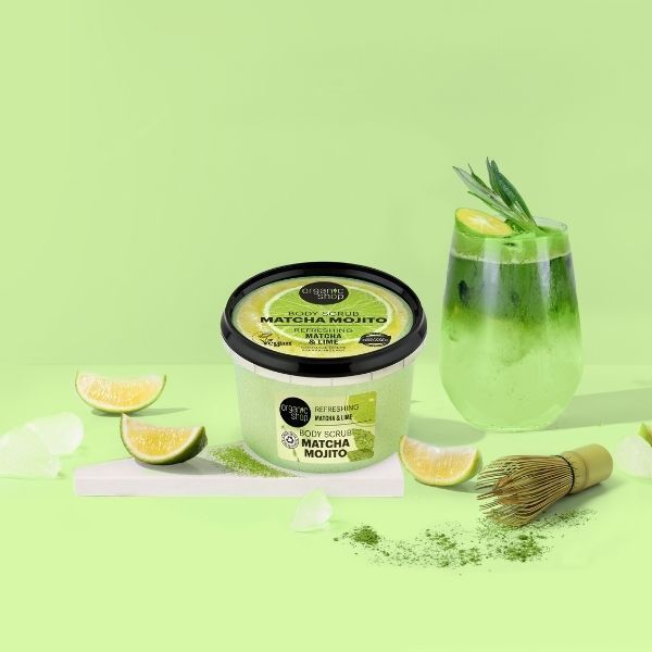 Organic Shop Matcha Mojito Body Scrub  Matcha &amp;amp; Lime 250ml
