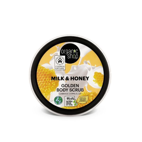 Organic Shop Milk &amp;amp; Honey Golden Body Scrub 250ml