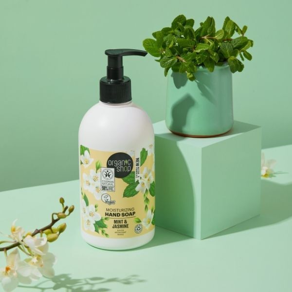 Organic Shop Moisturizing Hand Soap Mint &amp;amp; Jasmine 500ml