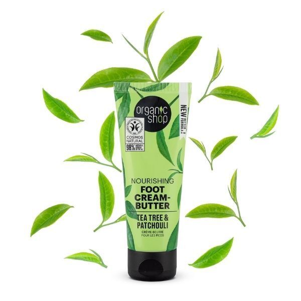 Organic Shop Nourishing Foot Cream Tea Tree &amp;amp; Patchouli 75ml