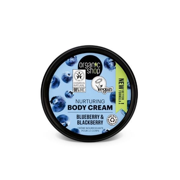 Organic Shop Nurturing Body Cream Blueberry&amp;amp;Blackberry 250ml