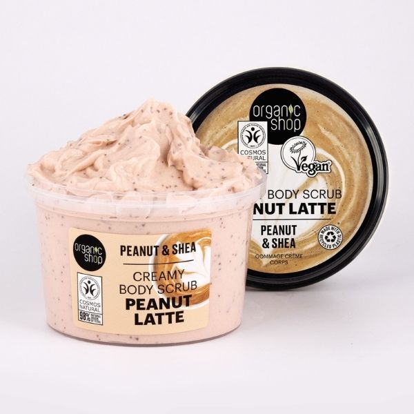 Organic Shop Peanut Latte Body Scrub Peanut &amp;amp; Shea 250ml