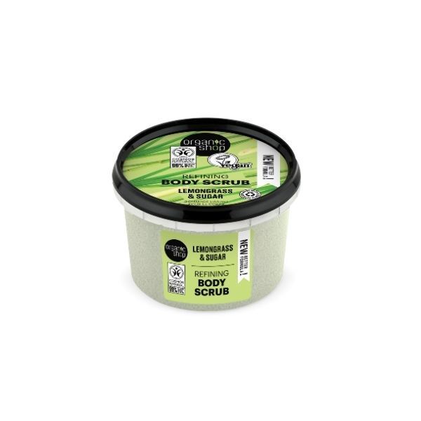 Organic Shop Refining Body Scrub Lemongrass &amp;amp; Sugar 250ml