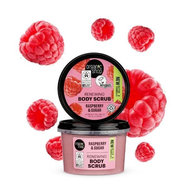 Organic Shop Renewing Body Scrub Raspberry &amp;amp; Sugar 250ml