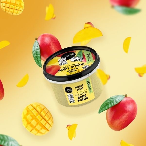 Organic Shop Repairing Body Scrub Mango &amp;amp; Sugar 250ml