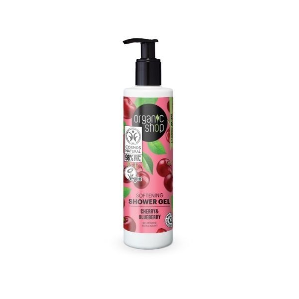 Organic Shop Softening Shower Gel Cherry &amp;amp; Blueberry 280ml