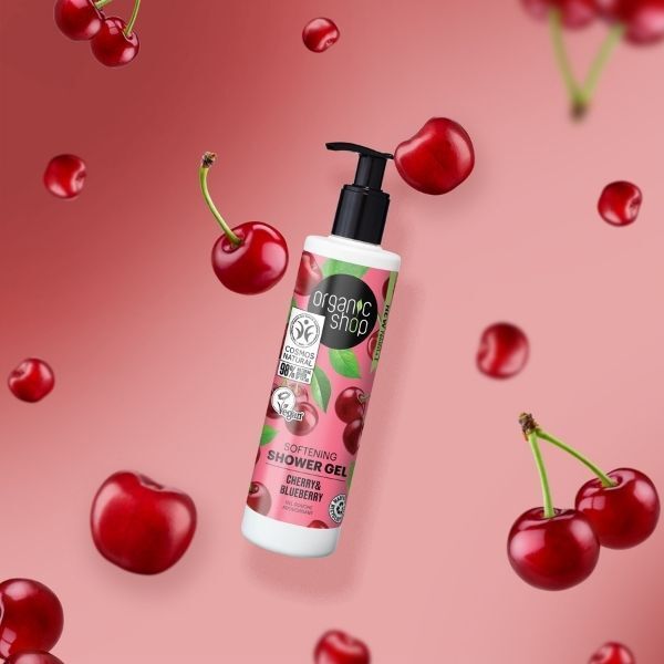 Organic Shop Softening Shower Gel Cherry &amp;amp; Blueberry 280ml