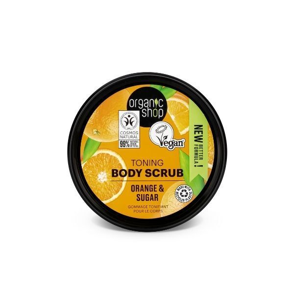 Organic Shop Toning Body Scrub Orange &amp;amp; Sugar 250ml