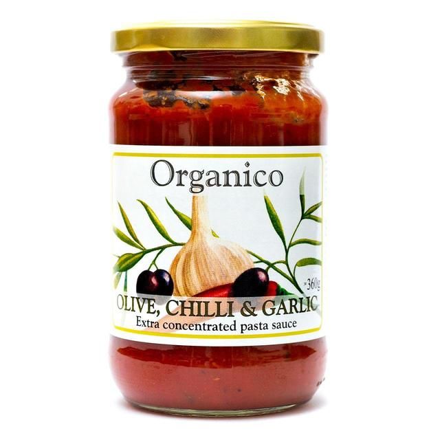 Organico Olive Chilli &amp;amp; Garlic Pasta Sauce   360g