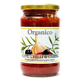 Organico Olive Chilli &amp;amp; Garlic Pasta Sauce   360g