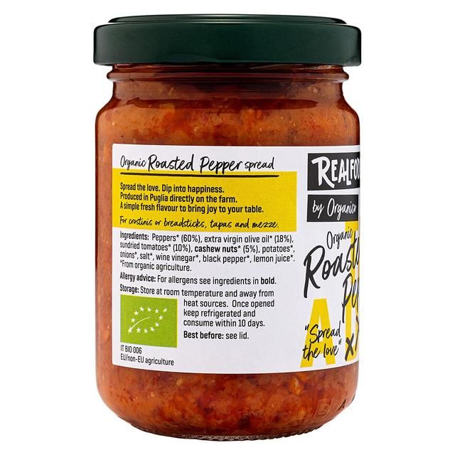 Organico Roasted Pepper Spread &amp;amp; Dip   140g