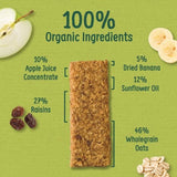 Organix Banana Organic Soft Oaty Bars Toddler Snack Multipack   6 x 23g