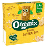Organix Banana Organic Soft Oaty Bars Toddler Snack Multipack   6 x 23g