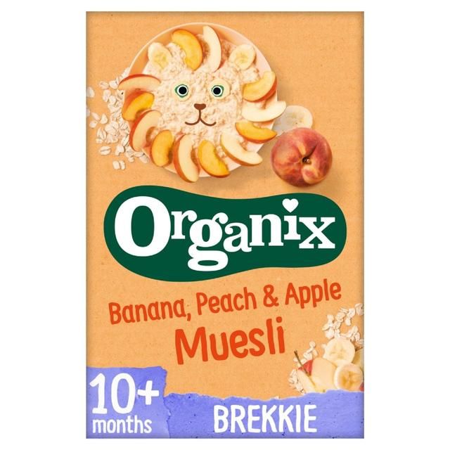 Organix Banana Peach &amp;amp; Apple Organic Baby Muesli 10 mths+   200g