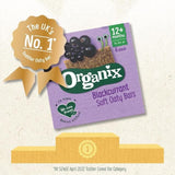 Organix Blackcurrant Organic Soft Oaty Bars Toddler Snack Multipack   6 x 23g