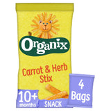 Organix Carrot &amp;amp; Herb Stix Organic Baby Puffs Multipack 10 months+ 4x15g