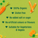 Organix Carrot Organic Stix 10 mths+ Multipack   4 x 15g