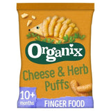 Organix Cheese &amp;amp; Herb Organic Puffs 10 mths+    15g