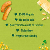 Organix Cheese &amp;amp; Herb Orgnic Puffs 10 mths+ Multipack   4 x 15g