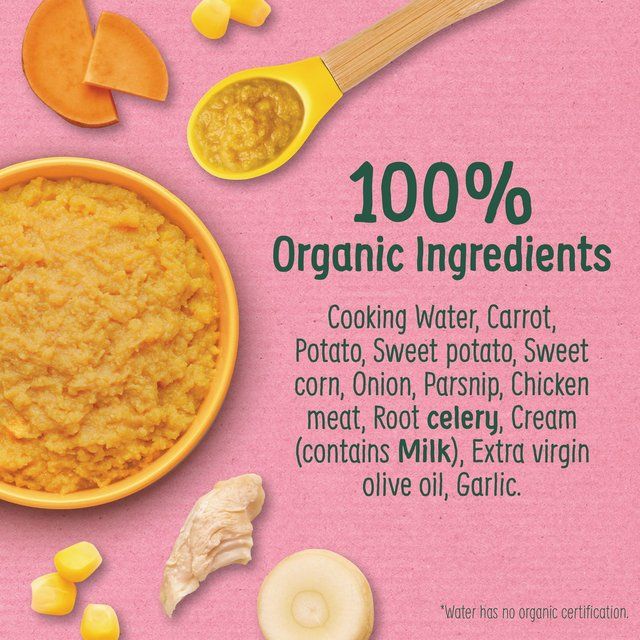 Organix Chicken &amp;amp; Vegetable Pie Baby Food 7 months   130g