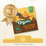 Organix Choco Orange Organic Soft Oaty Bars Toddler Snack Multipack   6 x 23g
