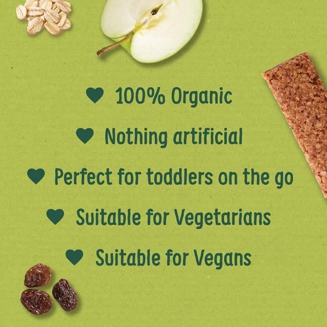 Organix Choco Orange Organic Soft Oaty Bars Toddler Snack Multipack   6 x 23g