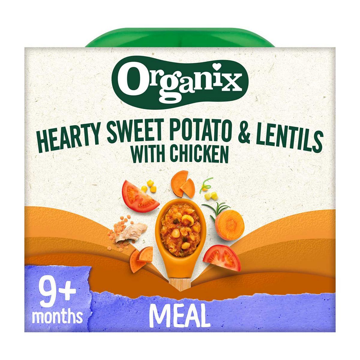 Organix Hearty Sweet Potato &amp;amp; Lentils with Chicken 190g