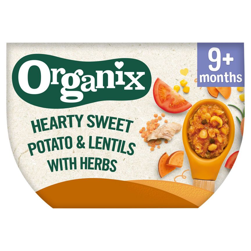 Organix Hearty Sweet Potato &amp;amp; Lentils with Chicken Organic Baby Food