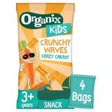 Organix KIDS Crazy Carrot Crunchy Waves   4 x 14g