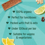 Organix KIDS Luscious Lemon &amp;amp; Lime Organic Oat Snack Bars Multipack   6 x 23g