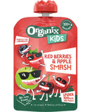 Organix KIDS Red Berries &amp;amp; Apple Smash Pouch Case (6x100g)