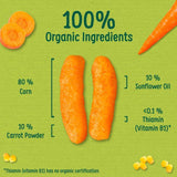 Organix Melty Carrot Organic Puffs Baby Snack 6 months+   20g