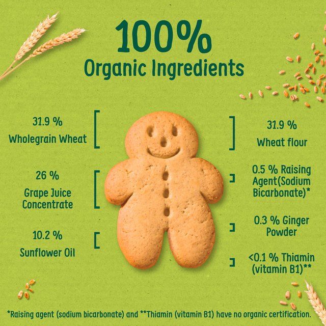 Organix Mini Organic Gingerbread Men 12 mths+   135g