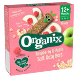 Organix Raspberry &amp;amp; Apple Organic Soft Oaty Bars Toddler Snack Multipack   6 x 23g