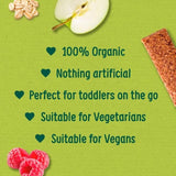 Organix Raspberry &amp;amp; Apple Organic Soft Oaty Bars Toddler Snack Multipack   6 x 23g