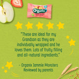 Organix Strawberry &amp;amp; Apple Organic Jammie Monsters Toddler &amp;amp; Kids Multipack   8 x 8g