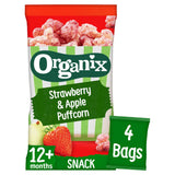Organix Strawberry &amp;amp; Apple Puffcorn 12+ Months 4x10g